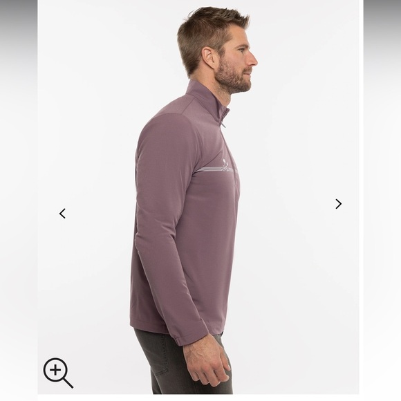 Travis Mathew UNEXPECTED SURPRISE QUARTER ZIP NWT Small - Picture 2 of 8